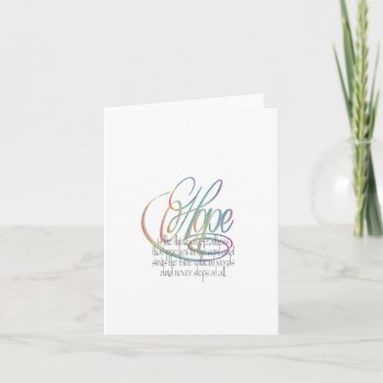 Hope Card by ArtDivination at Zazzle
