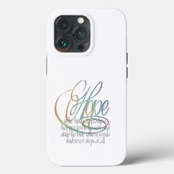Hope Iphone 13 Pro Case by ArtDivination at Zazzle