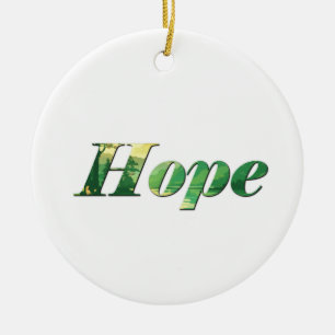 Hope. Ceramic Ornament