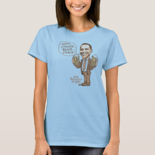 Hope, Change, Beer... Peace Barack Obama T-Shirt