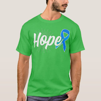 Hope Child Abuse Prevention Month Blue Ribbon Awar T-Shirt