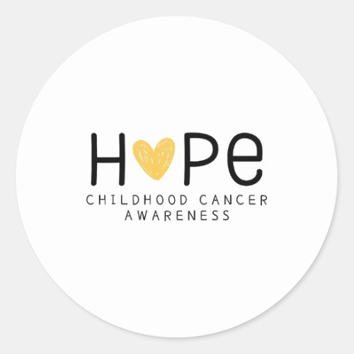 hopechildhood cancer awareness Stickers  Labels