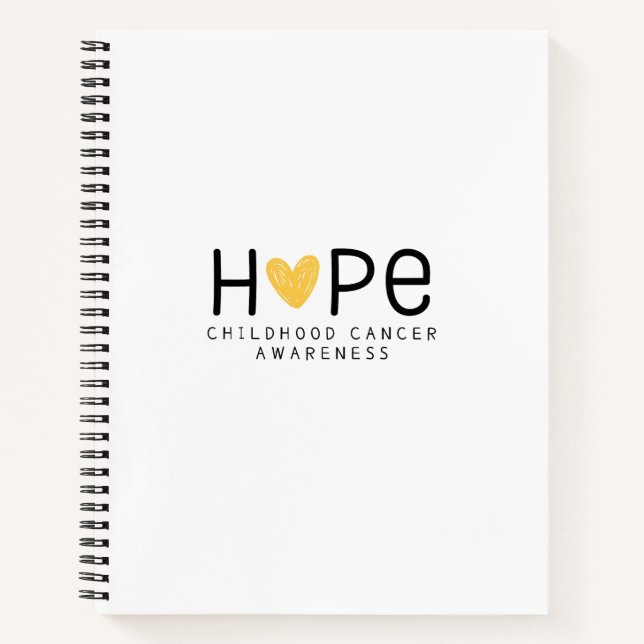 hope.childhood cancer. Notebooks & Journals (Front)
