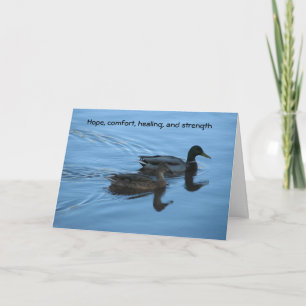 Hope, comfort, healing, and strength card