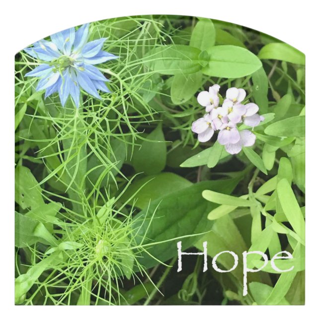 Hope Contour Door Sign (Contour Front)