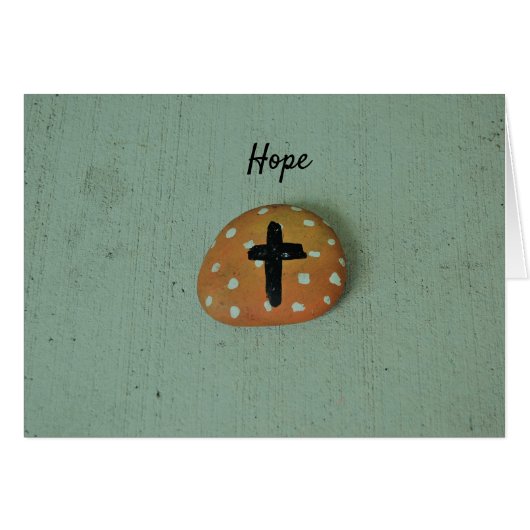 Hope cross polka dot cards (Front Horizontal)