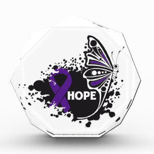 Hope Cystic Fibrosis Butterfly Acrylic Award