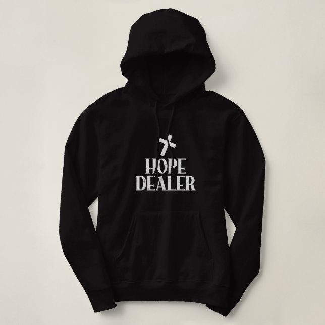Hope Dealer Cross God Jesus Faith Religious Christ Hoodie (Design Front)