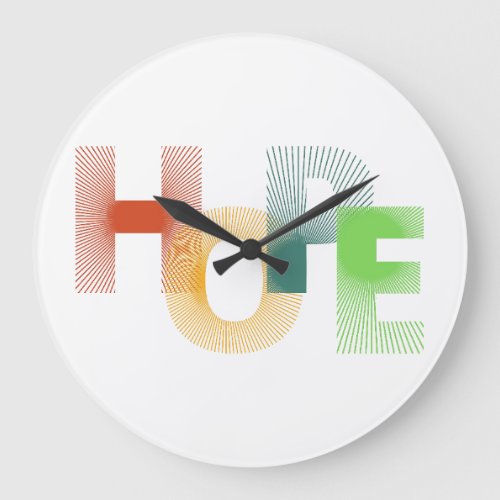 Hope design custom Wall Clock