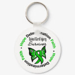 Hope Determination Faith Spinal Cord Injury Keychain