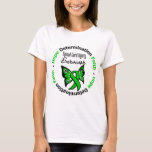 Hope Determination Faith Spinal Cord Injury T-Shirt