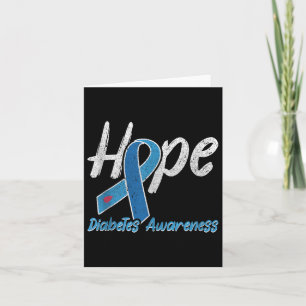 Hope Diabetes Awareness Tank Top  Card