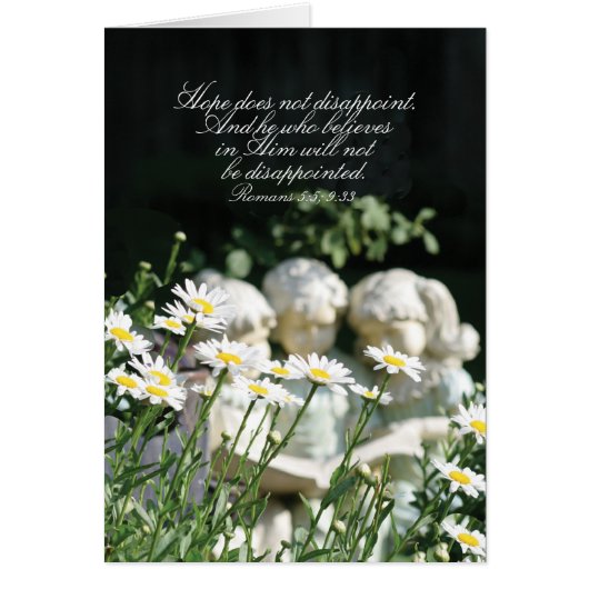 Hope does not Disappoint Cards (Front)