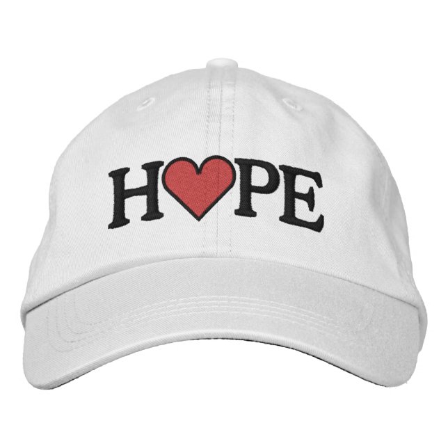 HOPE EMBROIDERED BASEBALL HAT (Front)