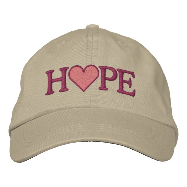 HOPE EMBROIDERED BASEBALL HAT (Front)