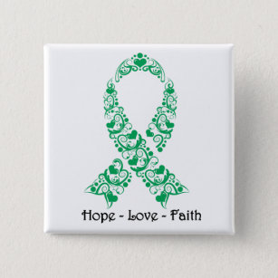 Liver Cancer Celiac Disease Emerald Green Awareness Ribbon HOPE LOVE Infinity Bracelet YOU Choose Charm s