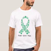 Hope Emerald Green Awareness Ribbon T-Shirt