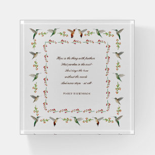 Hope Emily Dickinson Paperweight