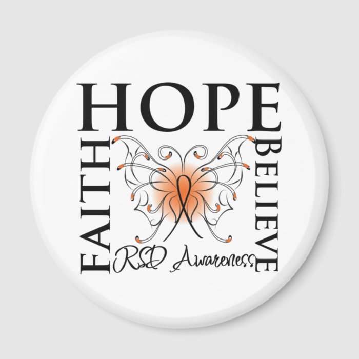 Hope Faith Believe RSD Awareness Magnet