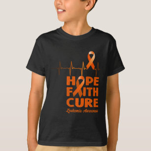 Hope Faith Cure - Leukemia Awareness  T-Shirt