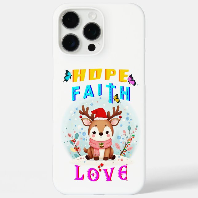 Hope Faith Love Case-Mate iPhone Case (Back)