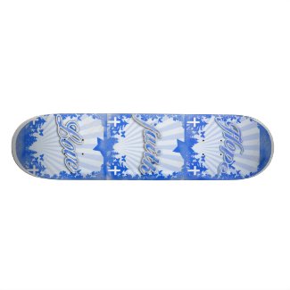 Hope Faith Love Christian Slogans Skateboard