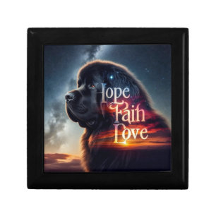 Hope Faith Love Newf Gift Box