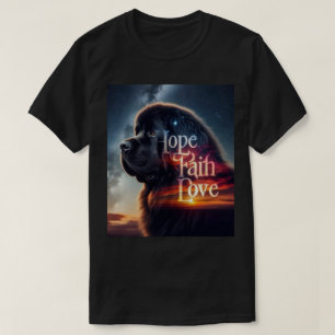 Hope Faith Love Newf T-Shirt