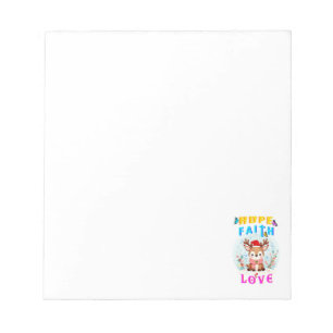 Hope Faith Love Notepad