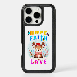 Hope Faith Love iPhone 16 Pro Case