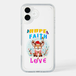 Hope Faith Love iPhone 16 Plus Case