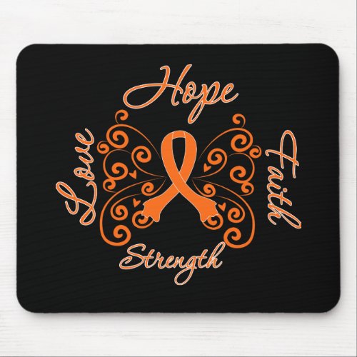 Hope Faith Love Strength Leukemia Mouse Pad