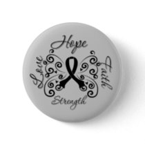 Hope Faith Love Strength Melanoma Pinback Button