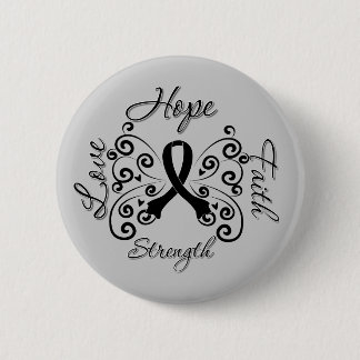 Hope Faith Love Strength Melanoma Pinback Button