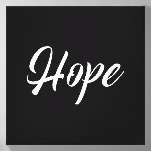 Hope _ Faith Saying Christian Hope Performance Canvas Photo Tile