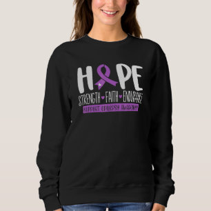 Hope Faith Strength Support Squad Epilepsy Awarene Sweatshirt