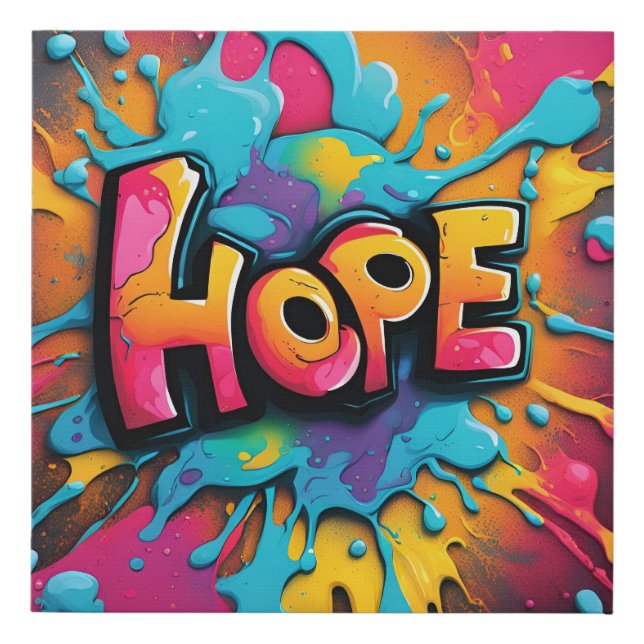 Hope Faux Canvas Print (Front)