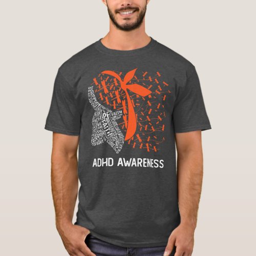 Hope Fight ADHD Awareness Premium  T_Shirt