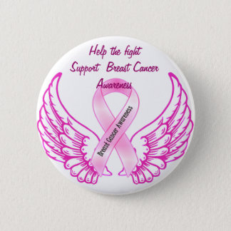 Hope&Fight-Breast Cancer Awareness_Button Pinback Button