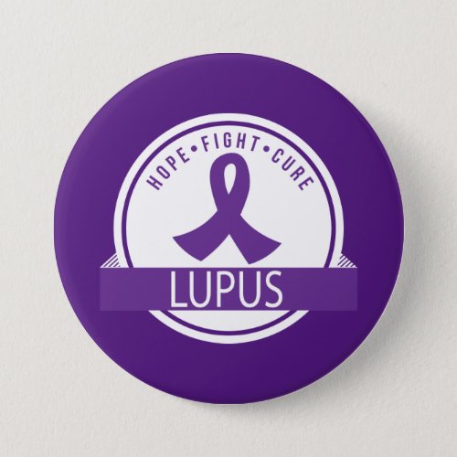Hope Fight Cure Lupus Awareness Button