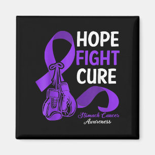 Hope Fight Cure Periwinkle Ribbon Stomach Cancer A Magnet