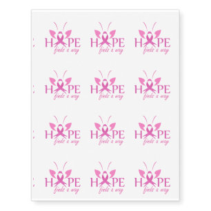 Hope finds a way temporary tattoos