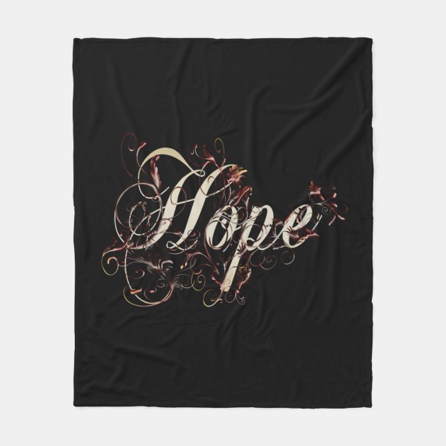 Hope Fleece Blanket (Front)