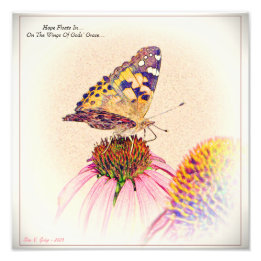 Hope Floats In... Inspirational Art Print