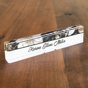 Hope Floral Desk Nameplate 2 1004NP2