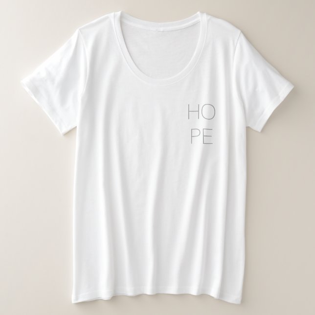 Hope Floral Tee (Design Front)