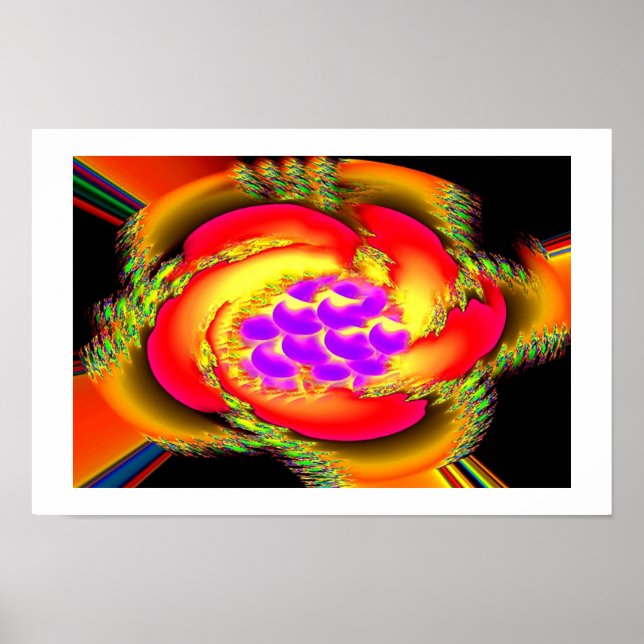 Hope flower floral art poster (Front)