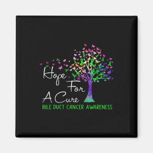 Hope For A Cure Bile Duct Cancer Awareness Tree Ri Magnet
