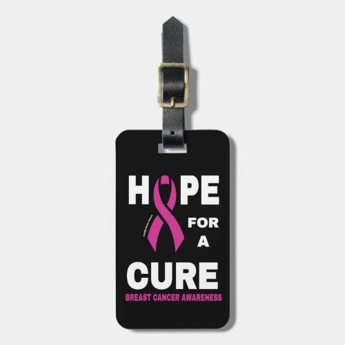Hope for a CureBreast Cancer Luggage Tag