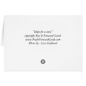 Hope for a Cure Cards (Back Horizontal)